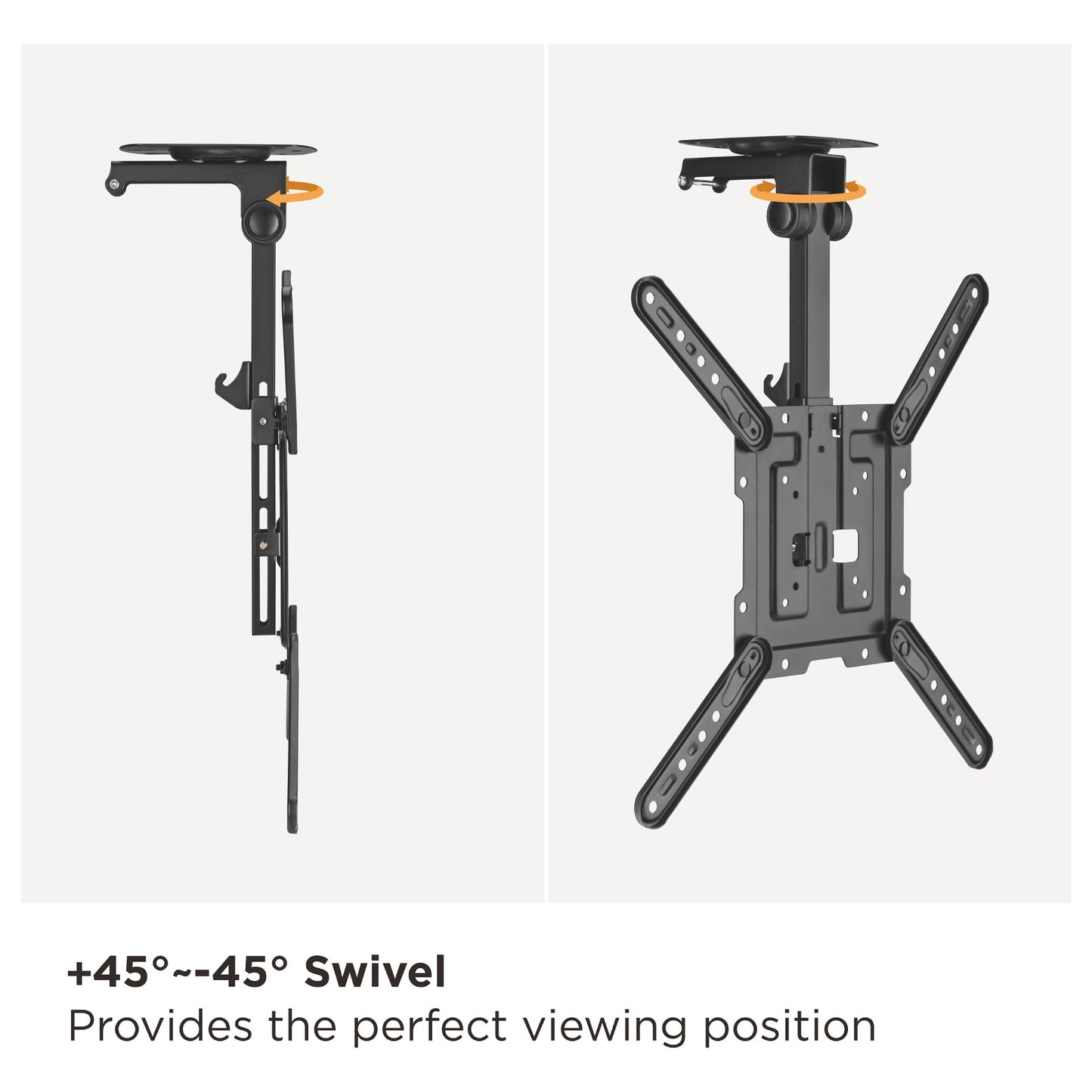 Equip Deckenhalterung 23"-55"/1TFT 20kg fest sw retail
