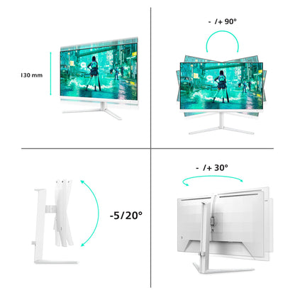 Philips 68.5cm (27.0") 27M2N3201A 16:09 2xHDMI+DP IPS white