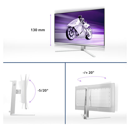 67,3 cm/26,5" (2560×1440) Philips 27M2N8500/00 16:9 QHD QD OLED 0,03 ms 360 Hz HDMI 2.1 DP 1.4 USB Black