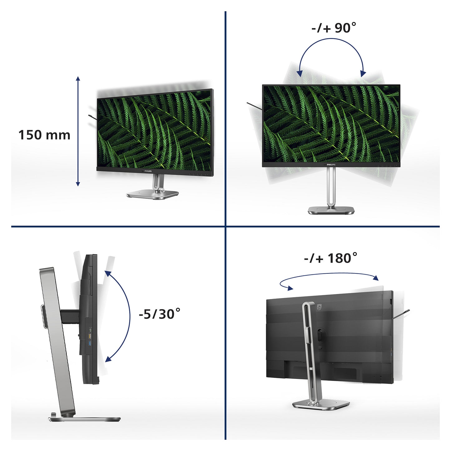 Philips 68.5cm (27.0") 27B2G5500 16:09 2xHDMI+DP+USB IPS Li.