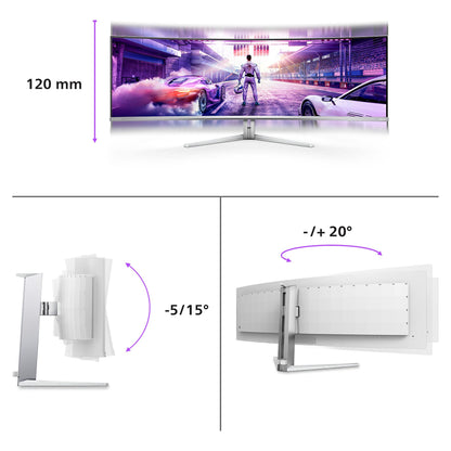Philips 124.3cm(48.9") 49M2C8900 32:09 2xHDMI+DP+USB-C Ambi retail