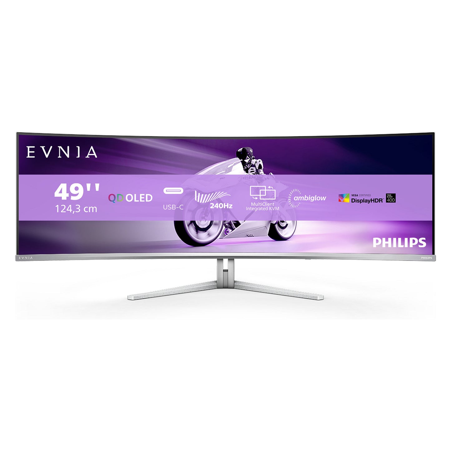 Philips 124.3cm(48.9") 49M2C8900 32:09 2xHDMI+DP+USB-C Ambi retail
