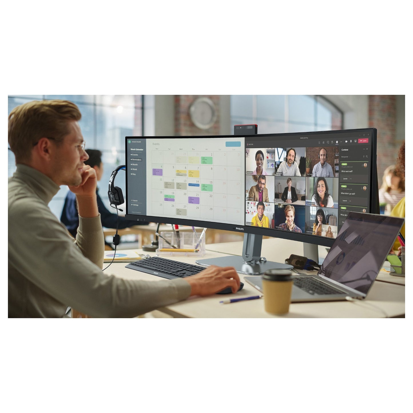 Philips 124.0cm(48.8") 49B2U5900CH 32:09 2xHDMI+DP+USB-C Web