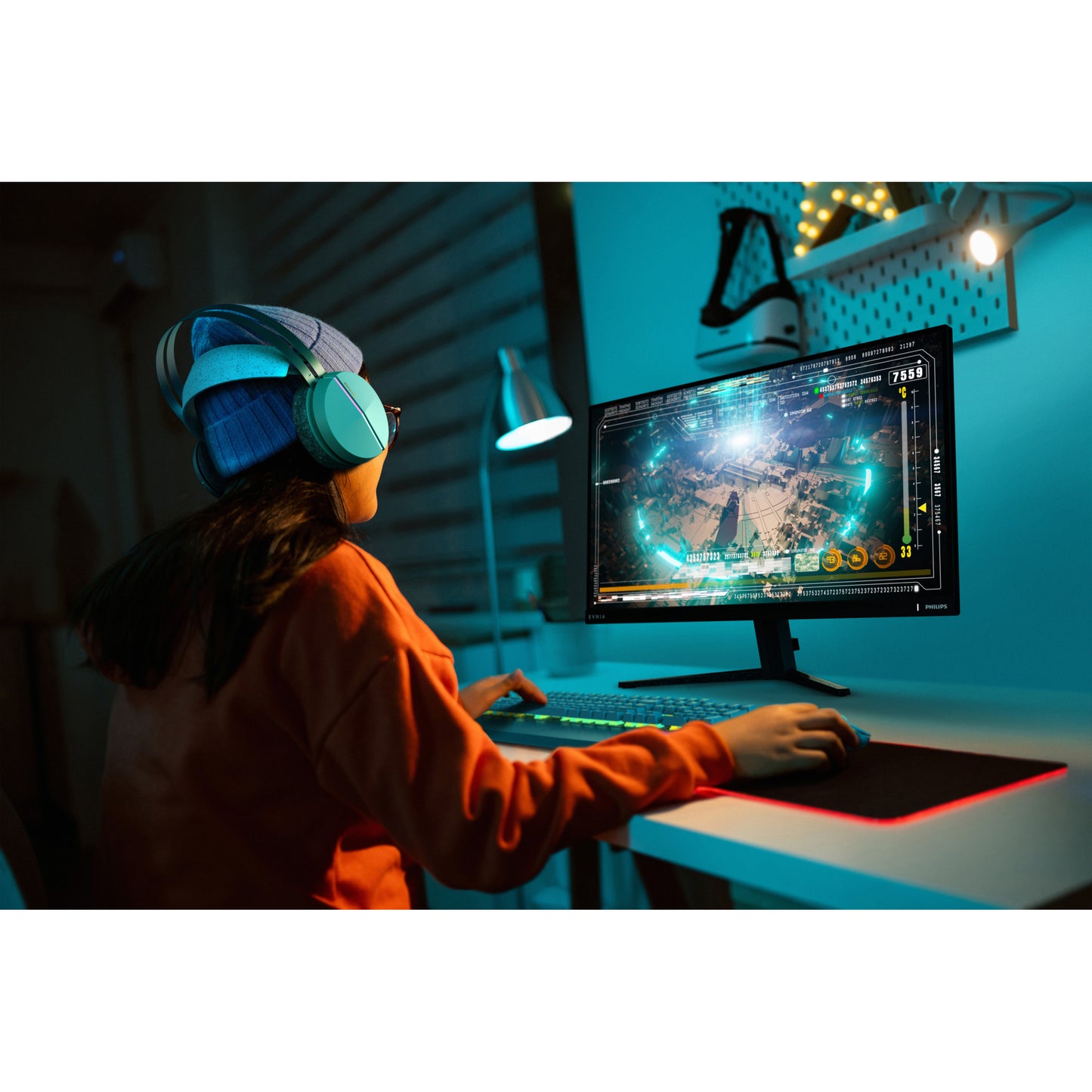 68,5cm/27" (2560×1440) Philips 27M2N3500NL/00 16:9 FastVA 1ms 180Hz HDMI ×2 DisplayPort ×1 HDR10 Black