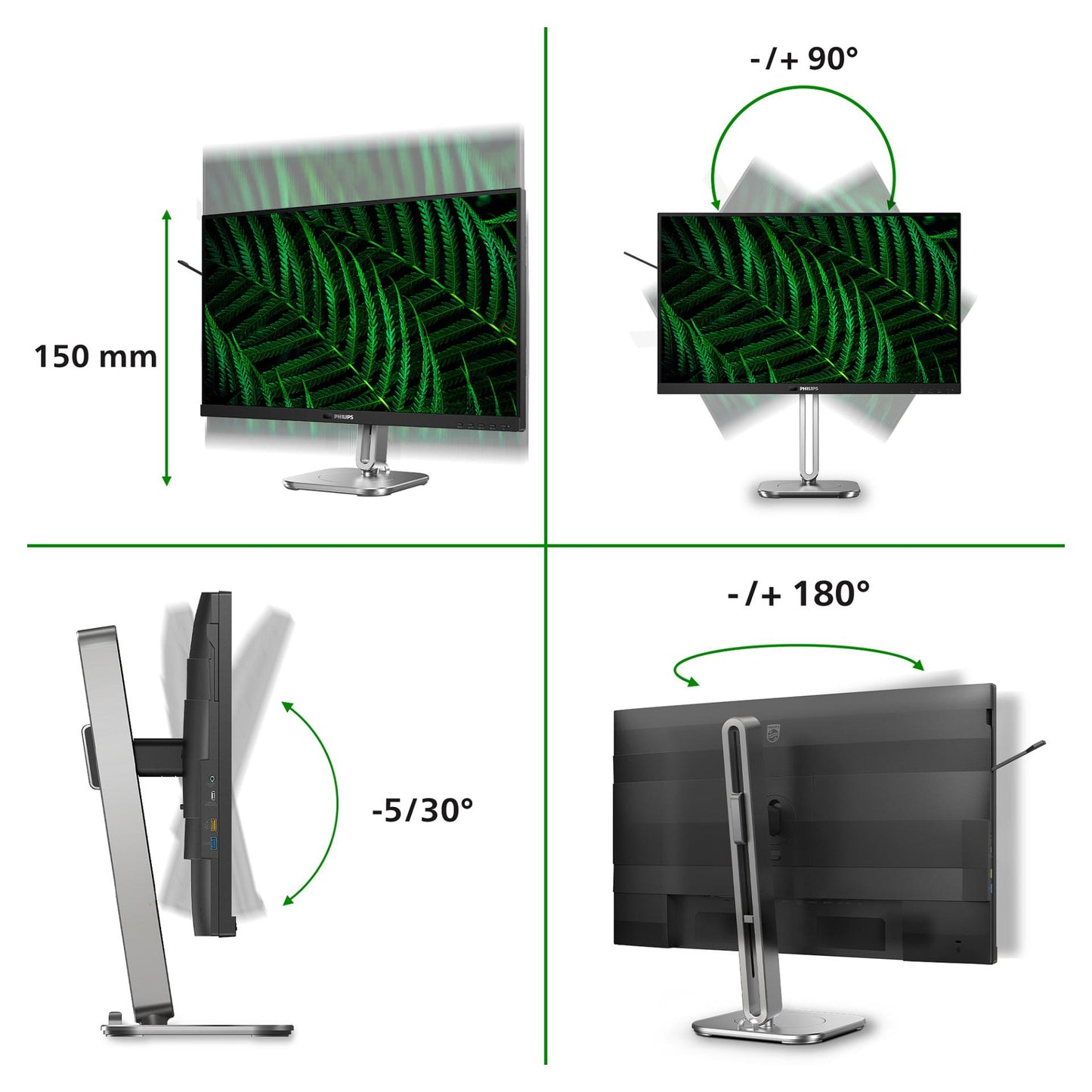 Philips 68.5cm (27.0") 27B2G5601 16:09 HDMI+DP+USB-C IPS Li.