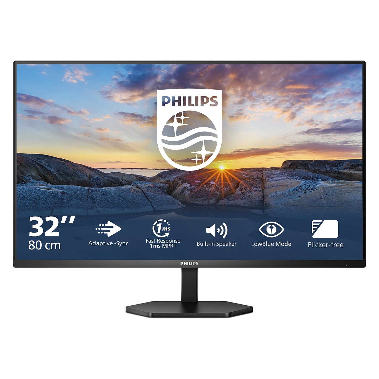 Philips 80.0cm (31.5") 32E1N3100LA 16:09 HDMI+D-SUB VA black retail