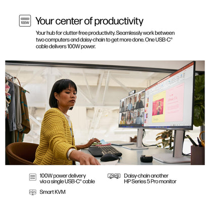 HP 524pm IPS FHD 1920x1080@100Hz DP/HDMI/USB-c 350cd 5ms