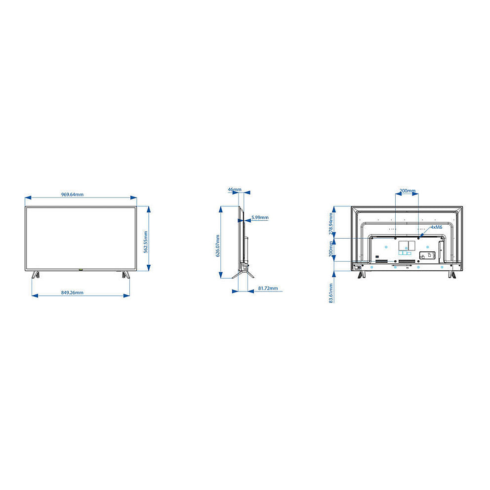 PHILIPS Hotel TV 43HFL4014/12 108.0cm(43") PrimeSuite