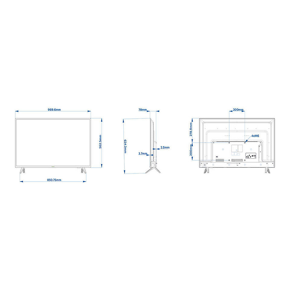 Philips 43HFL5114 MediaSuite. FullHD. DVB-T/T2/C.Chromec.. A