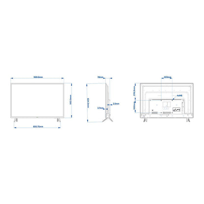 Philips 43HFL5114 MediaSuite. FullHD. DVB-T/T2/C.Chromec.. A