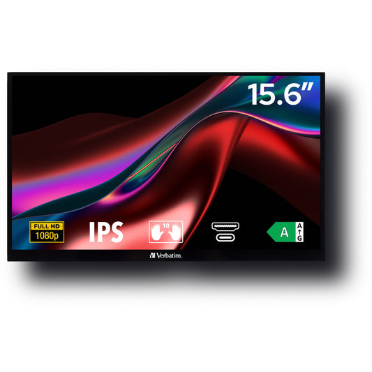 Verbatim PMT-15 Portable Touchscreen Monitor 15.6" FullHD