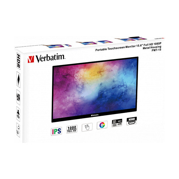 Verbatim PMT-15 Portable Touchscreen Monitor 15.6" FullHD