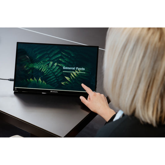 Verbatim PMT-15 4K Portable Touchscreen Monitor 15.6" 4K UHD