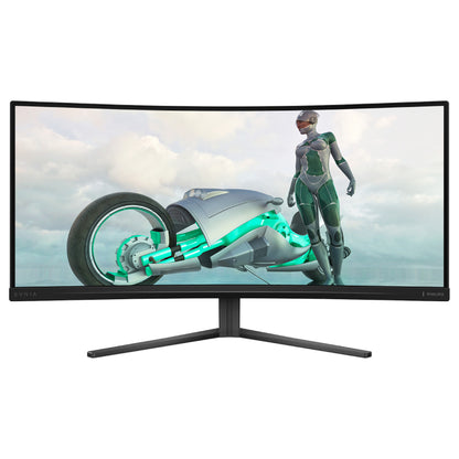 86,36 cm/34" (3440×1440) Philips 34M2C3500L/00 21:9 WQHD Fast VA 1 ms 180 Hz 2× HDMI 2.0 DisplayPort 1.4 VESA Black