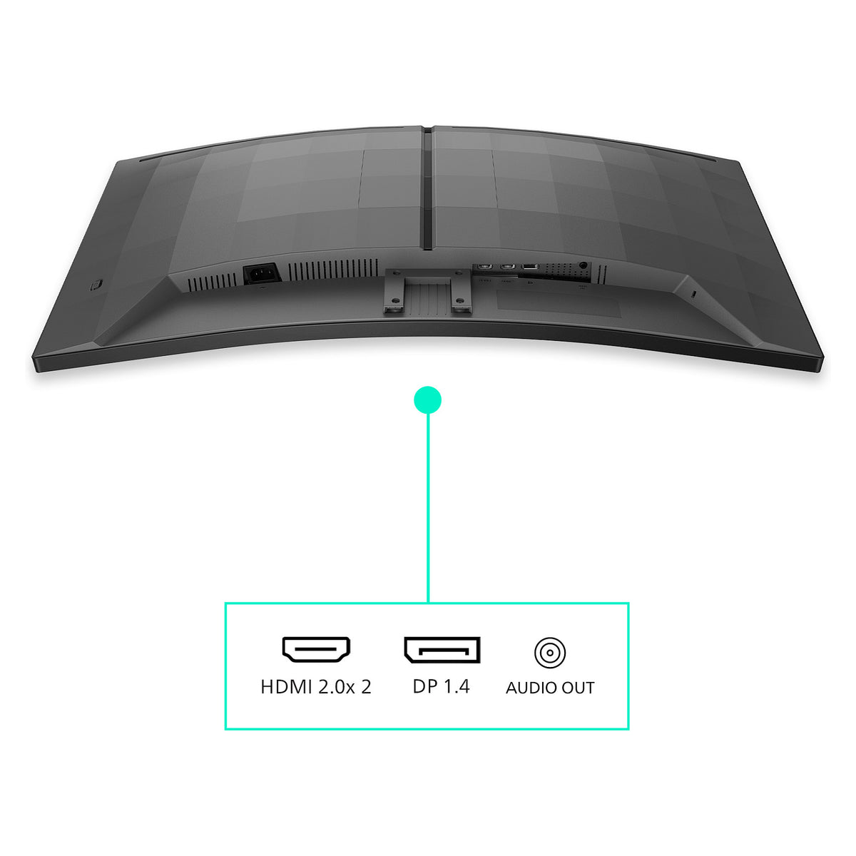 86,36 cm/34" (3440×1440) Philips 34M2C3500L/00 21:9 WQHD Fast VA 1 ms 180 Hz 2× HDMI 2.0 DisplayPort 1.4 VESA Black
