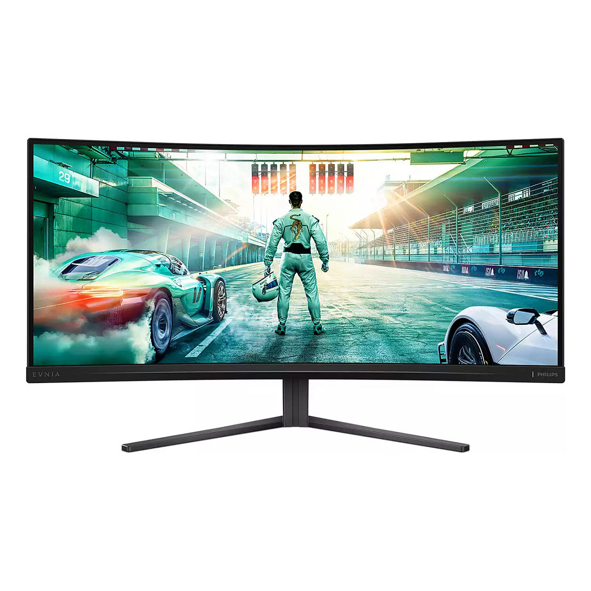 86,36 cm/34" (3440×1440) Philips 34M2C3500L/00 21:9 WQHD Fast VA 1 ms 180 Hz 2× HDMI 2.0 DisplayPort 1.4 VESA Black