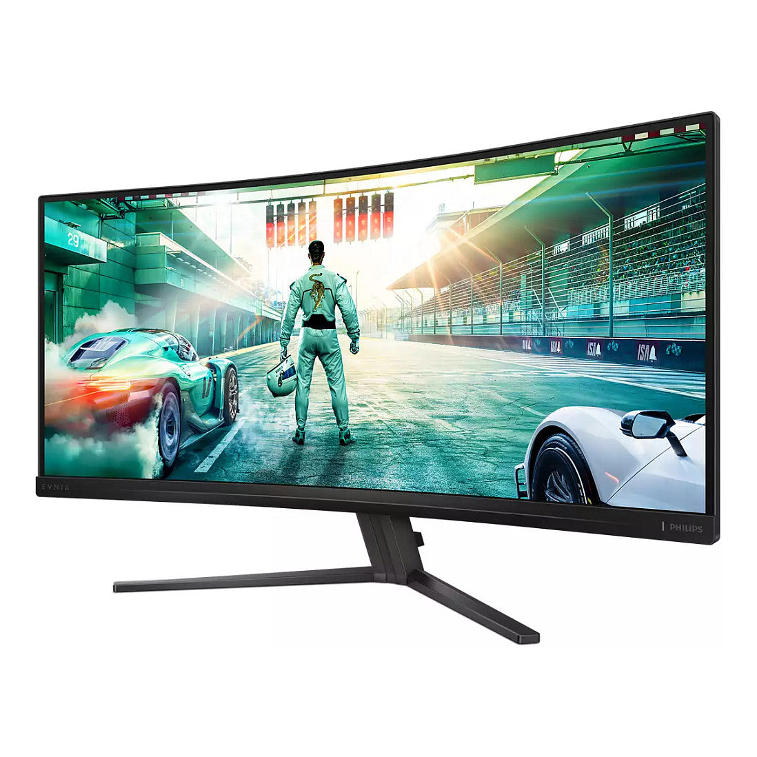 86,36 cm/34" (3440×1440) Philips 34M2C3500L/00 21:9 WQHD Fast VA 1 ms 180 Hz 2× HDMI 2.0 DisplayPort 1.4 VESA Black