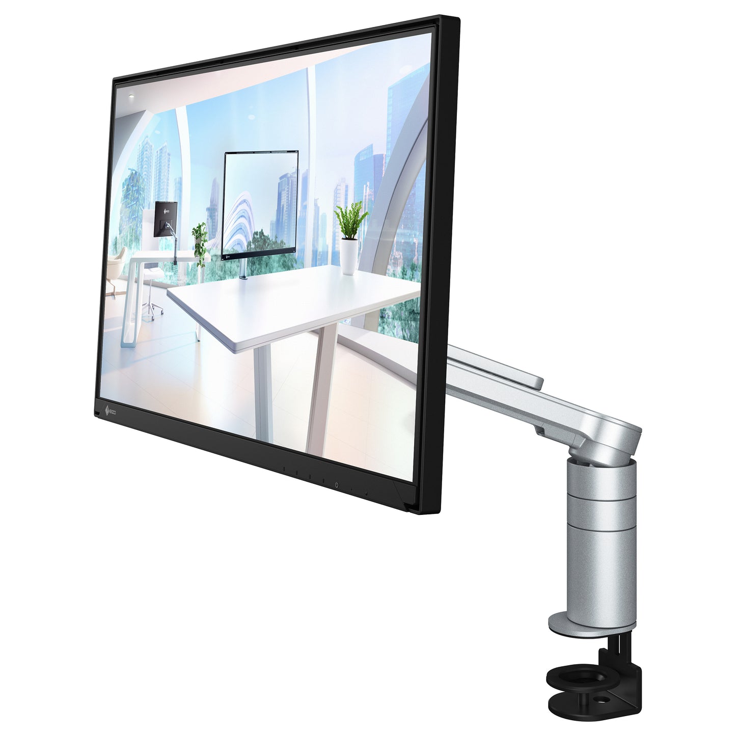 EIZO 60.5cm (23.8") FLT 16:09 2xUSB-C IPS mit Schwenkarm