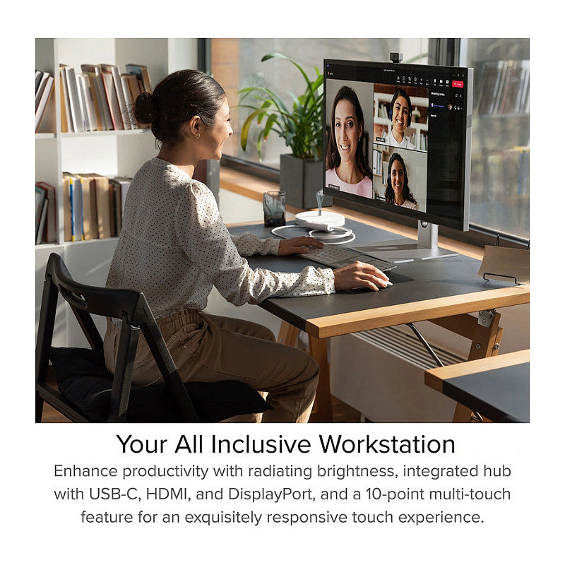 Alogic TFT 27" Clarity Pro 4K 60Hz +Webcam+65WPD USB-C
