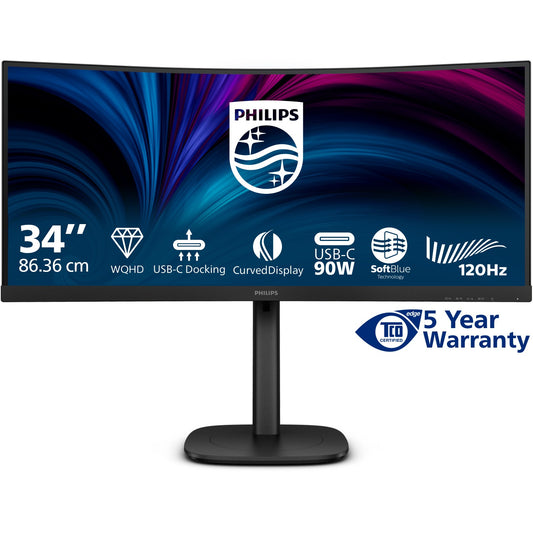 Philips 34B2U3600C - 34" | VA | UWQHD | 4ms | 120Hz | USB-C