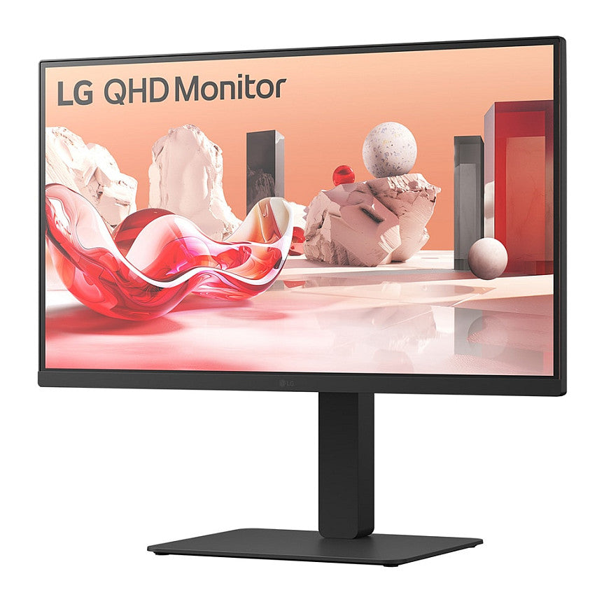 68,6cm/27" (2560×1440) LG 27BA75QB-B 16:9 IPS 5ms 100Hz USB-C DP HDMI RJ45 KVM Daisy-Chain Black