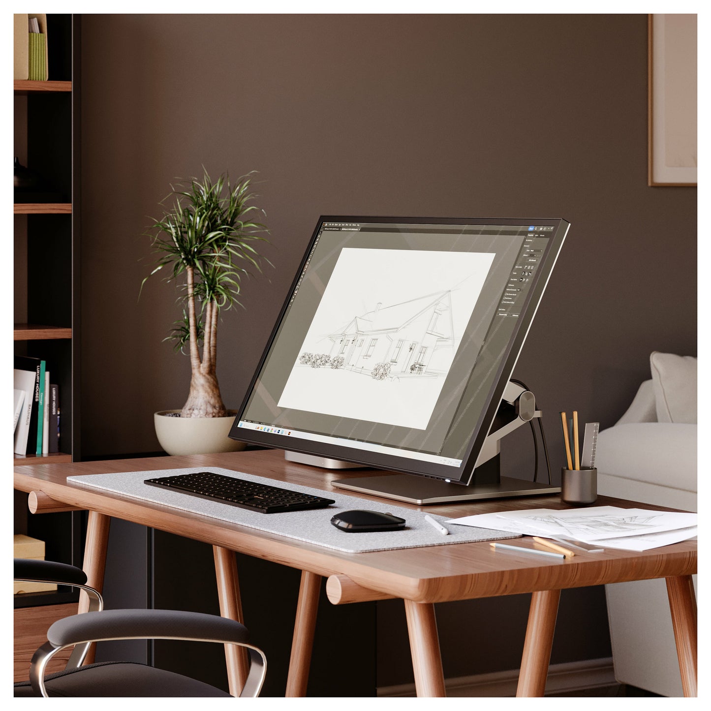 Alogic Clarity Max Touch 32 UHD 4K Monitor with 65W + 8MP Webcam
