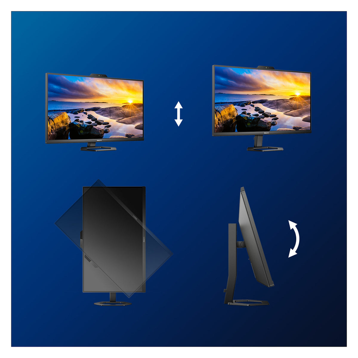 Philips 68.5cm (27.0") 27E1N5600HE 16:09 HDMI+DP+USB-C WebC.