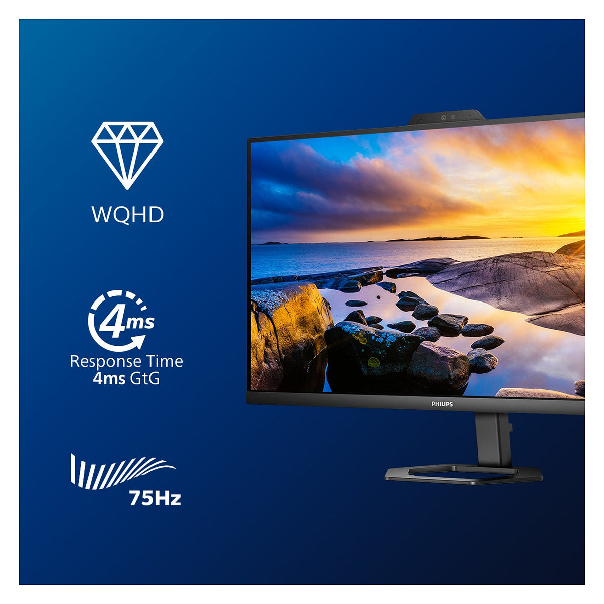 Philips 68.5cm (27.0") 27E1N5600HE 16:09 HDMI+DP+USB-C WebC.