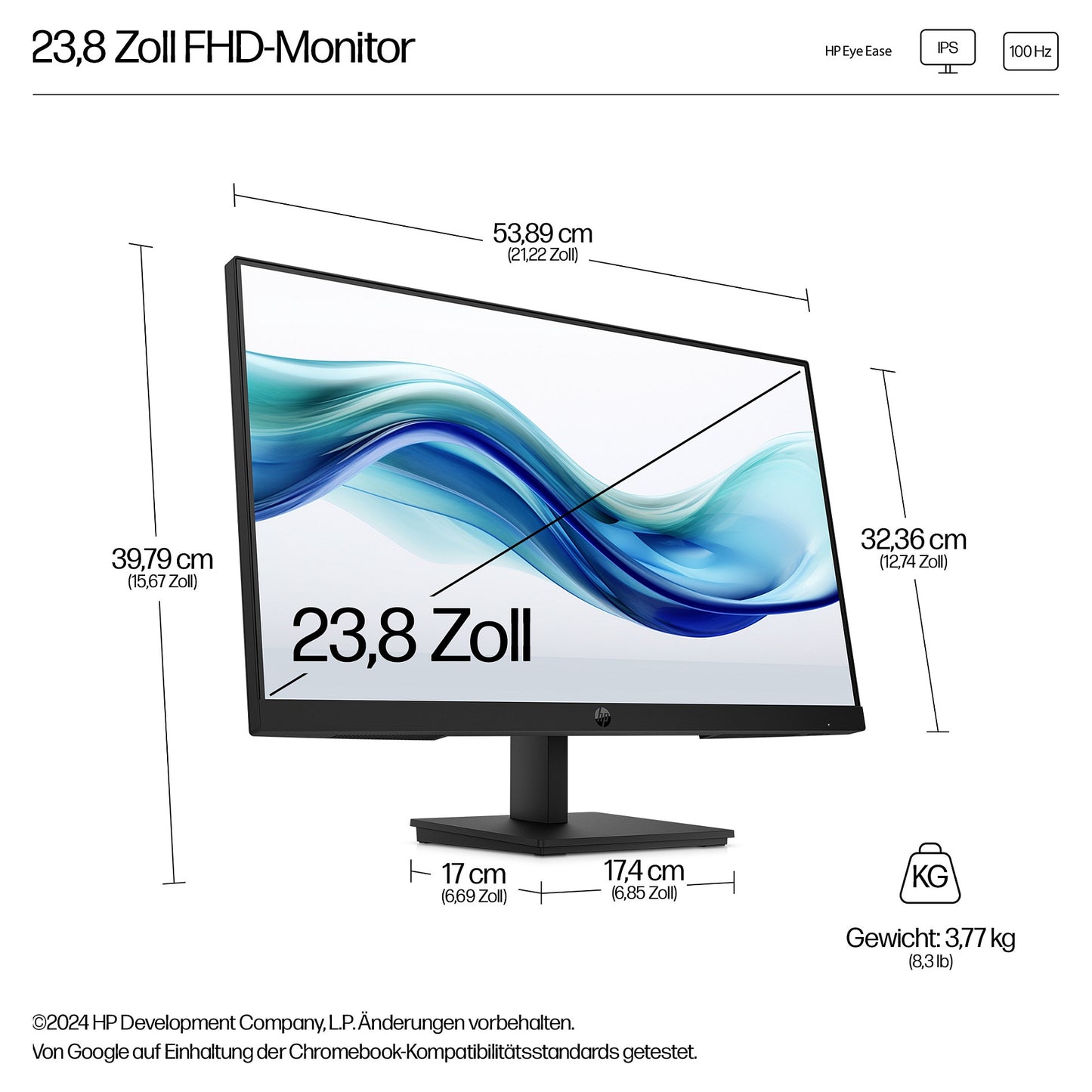 HP 324pf IPS FHD 1920x1080 HDMI/DP/VGA 250cd 5ms