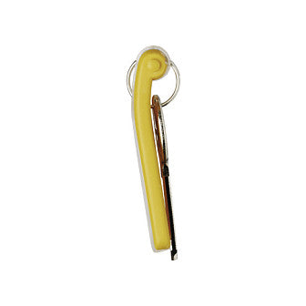 Schlüsselanhänger Key Clip 6 Stück gelb