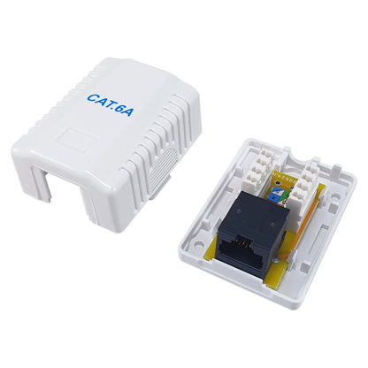 Equip Aufputzdose Cat6A 1-Port RJ45 UTP