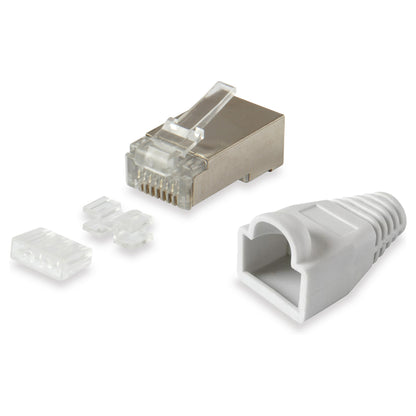 Equip Stecker RJ45 Cat6 100STK mit Knickschutz u. Einf