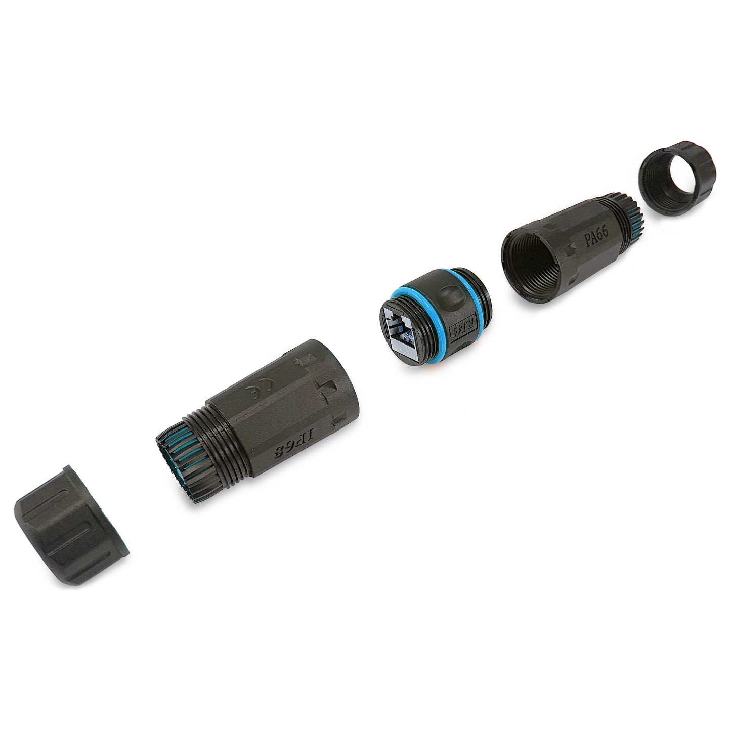 Equip RJ45 Kupplung 1-1 Cat6A Outdoor