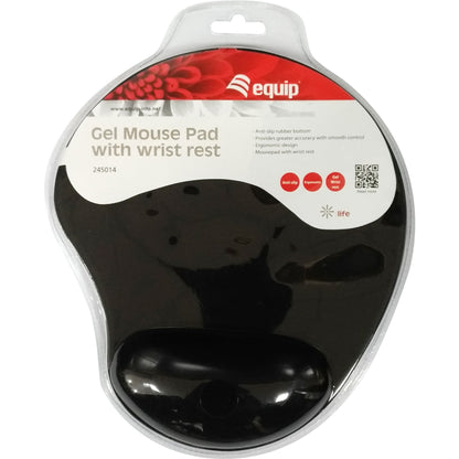 Equip Gel Mauspad+Handgelenkauflage rutschfester Boden sw
