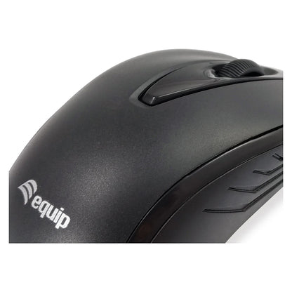 Equip Optische Maus USB Kompakt Rechts-Linkshänder 1.2m sw