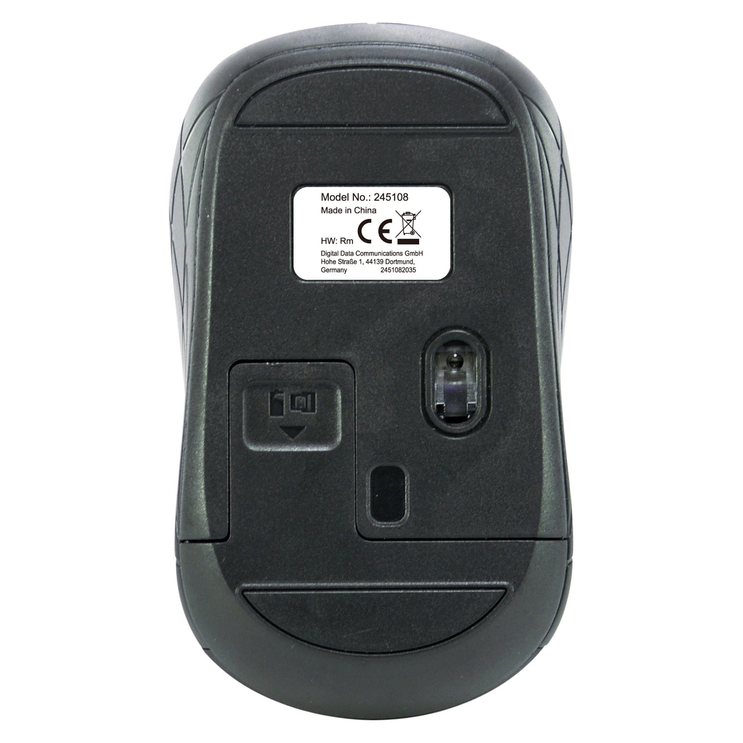Equip Optische Maus kabellos USB Mini R+L schwarz