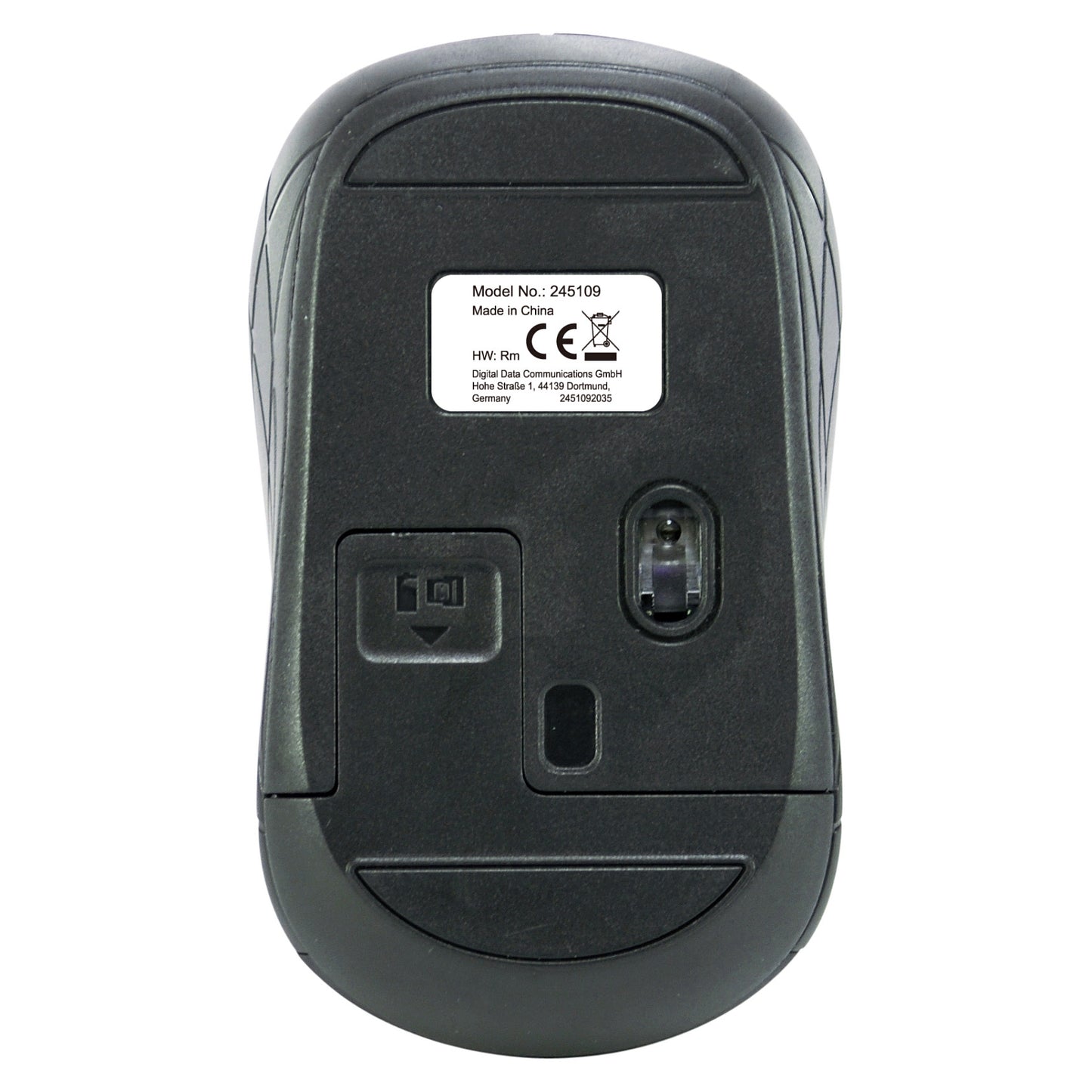 Equip Optische Maus kabellos USB Mini R+L grau