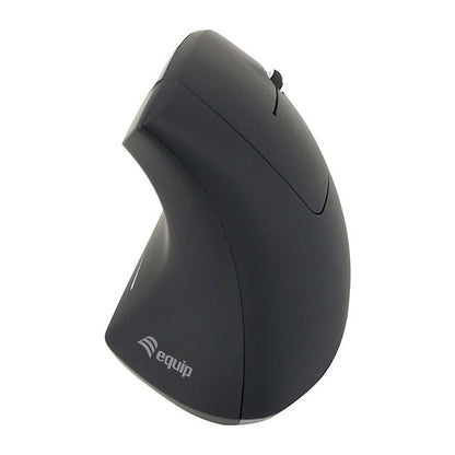 Equip Optische Ergonomic Maus kabellos USB Rechtshänder sw