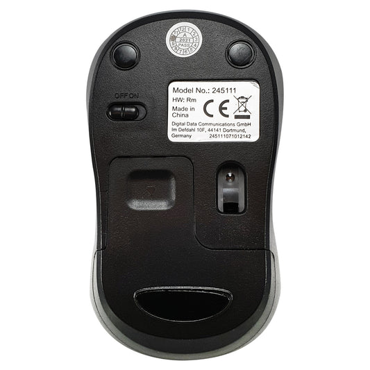 Equip Optische Maus kabellos USB Komfort R+L rot