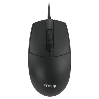 Equip Optische Maus USB-A Silent Rechts-Linkshänder 1.5m sw