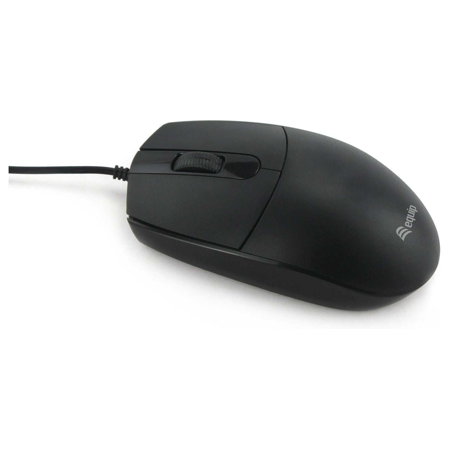 Equip Optische Maus USB-A Silent Rechts-Linkshänder 1.5m sw