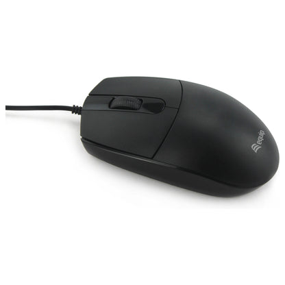 Equip Optische Maus USB-A Silent Rechts-Linkshänder 1.5m sw