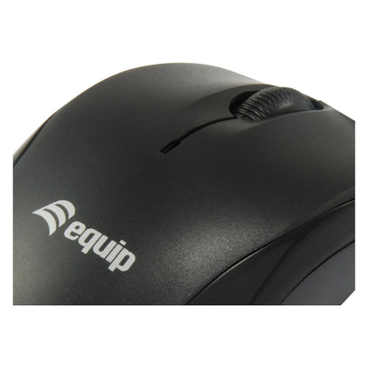 Equip Optische Maus USB Travel Rechts-Linkshänder 0.8m sw