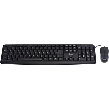 Equip Kabelgebundene Kombi Keyboard+Mouse. schwarz. deutsch