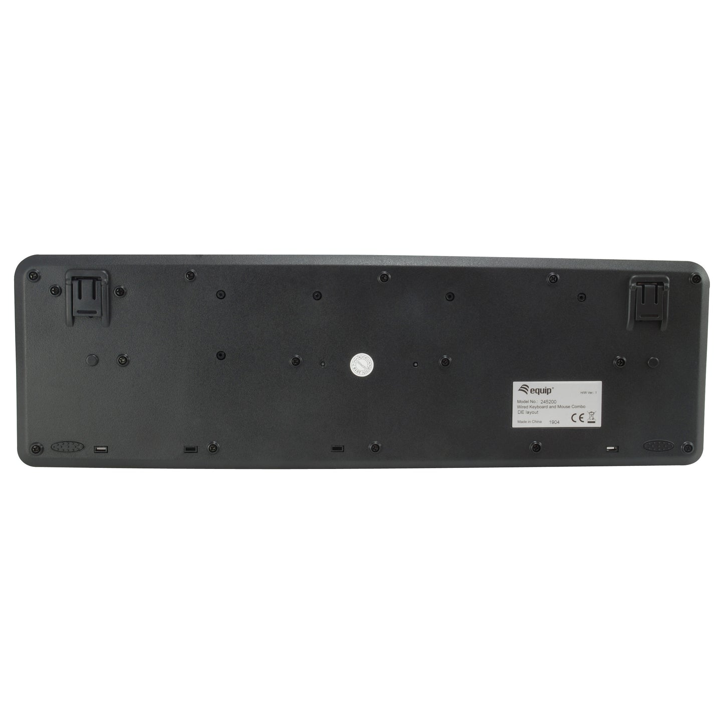 Equip Kabelgebundene Kombi Keyboard+Mouse. schwarz. italieni