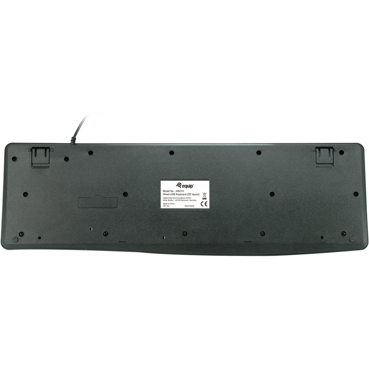 Equip Kabelgebundene USB Keyboard schwarz. deutsch