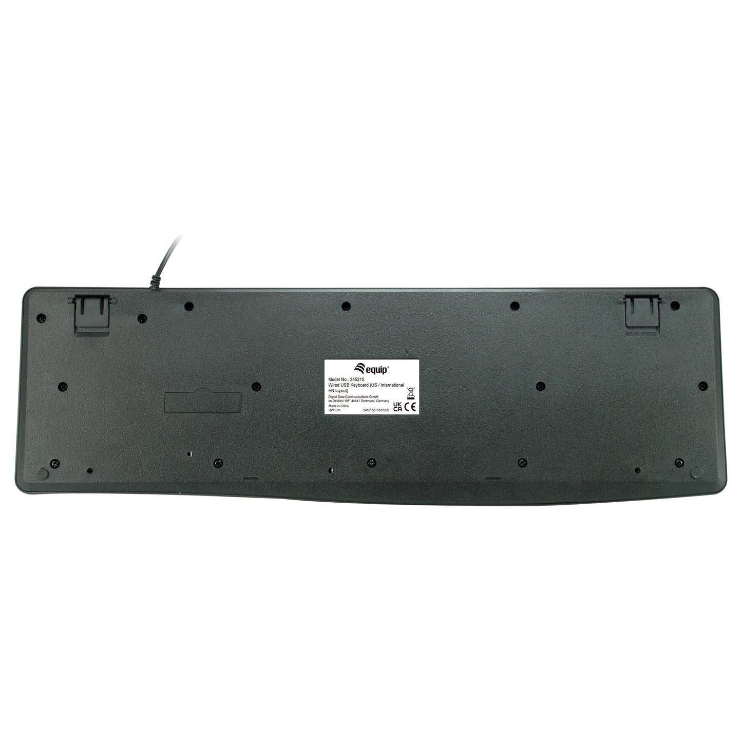 Equip Kabelgebundene USB Keyboard schwarz.US Layout