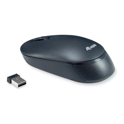 Equip Wireless Tastatur + Maus. Layout portugiesisch schwarz