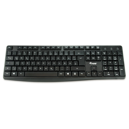 Equip Kabelgebundene USB Keyboard schwarz. spanisch