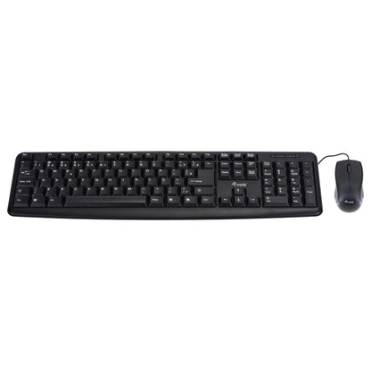 Equip Kabelgebundene Kombi Keyboard+Mouse. schwarz. portugie